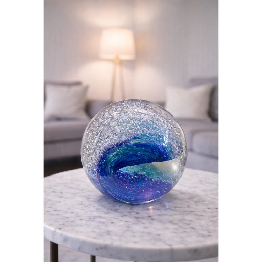 Art Glass Globe Paperweight